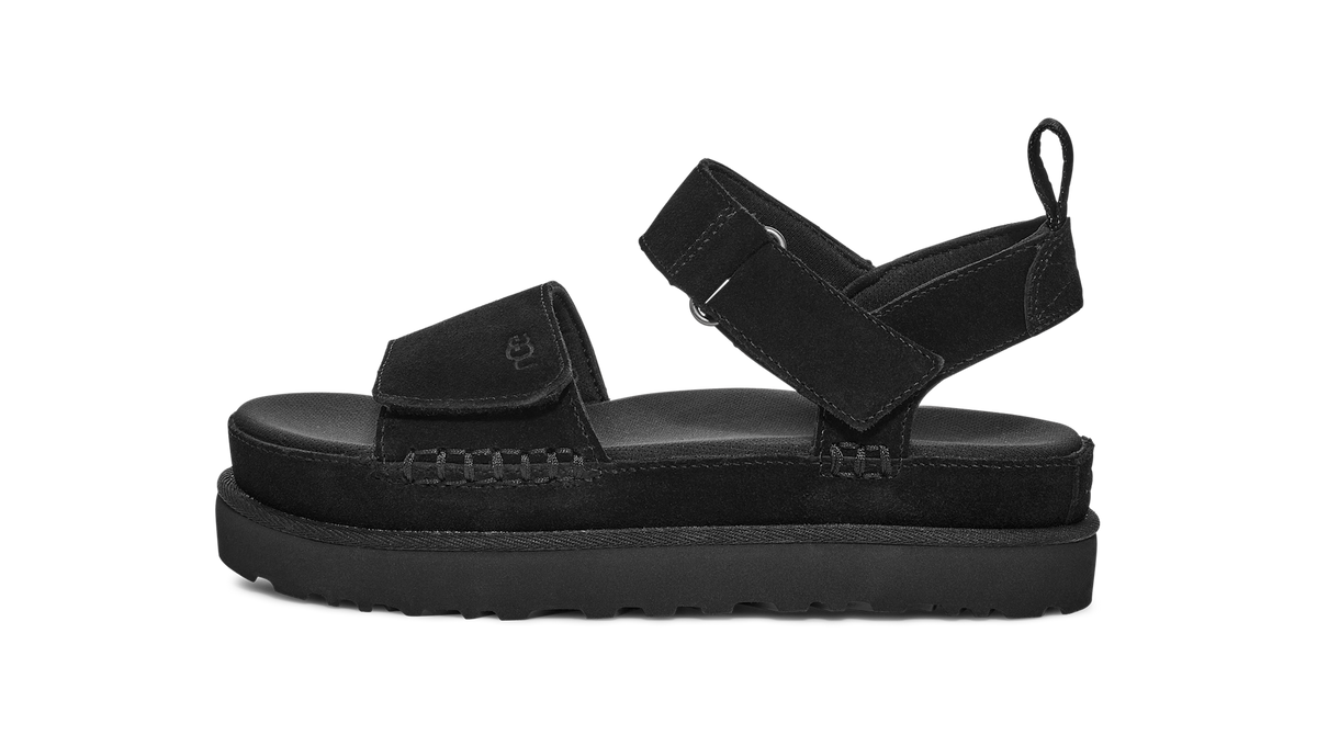 UGG Goldenstar Platform Sandal Black (Women's)