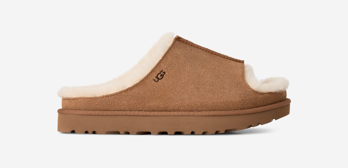 UGG Greenport Slide Chestnut (Women's) | 1167610-CHE