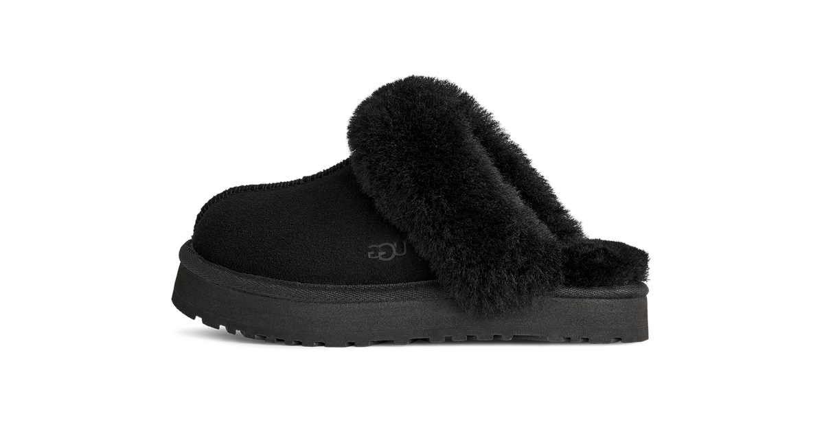UGG Disquette Slipper Black (Kids)