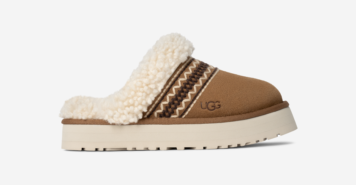 UGG Disquette Atherson Slipper Chestnut (Women's) | 1158282-CHE
