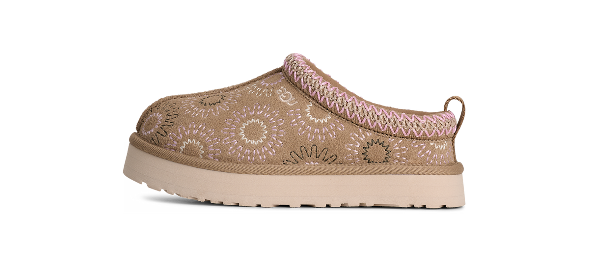 UGG Tazz Sun Stitch Slipper Mustard Seed (Kids)