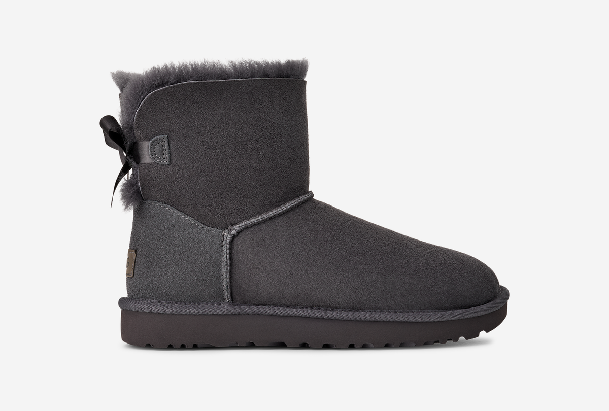 UGG Mini Bailey Bow II Obsidian (Women's) | 1016501-OBS