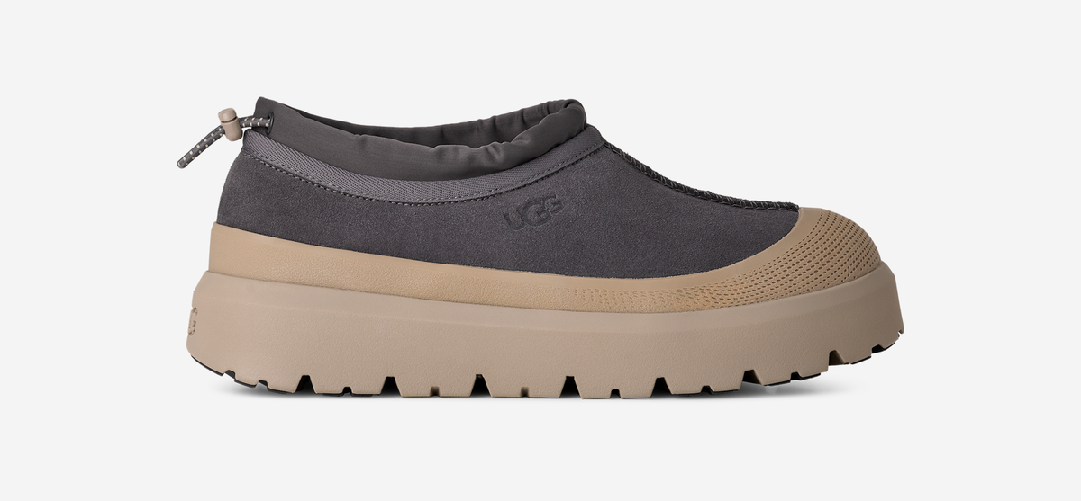 UGG Tasman Weather Hybrid Slipper Obsidian Cobble Grey | 1144096-OBB