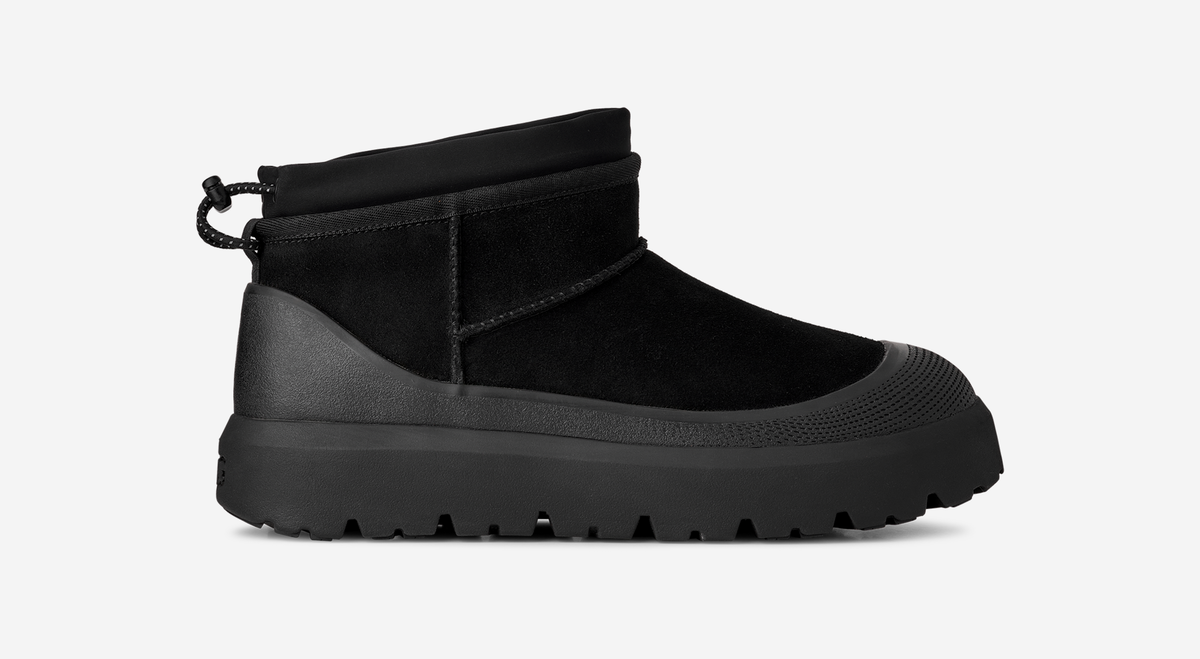 UGG Classic Ultra Mini Weather Hybrid Boot Black | 1174196-BBLC