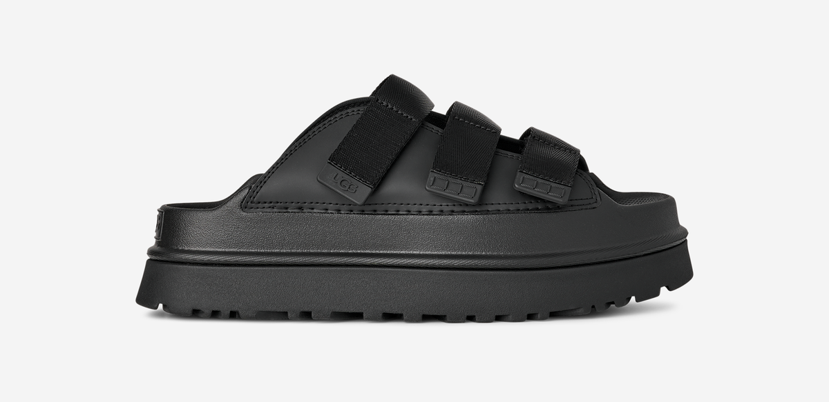 UGG GoldenGlow Slide Black (Women's) | 1167430-BLK