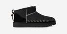 UGG Classic Ultra Mini Biarritz Boot Black (Women's) | 1171538-BLK