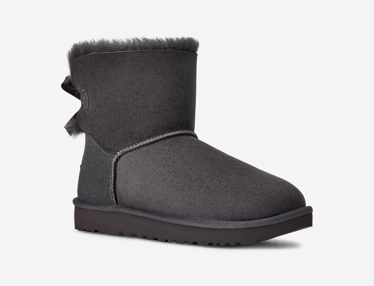 UGG Mini Bailey Bow II Obsidian (Women's) | 1016501-OBS
