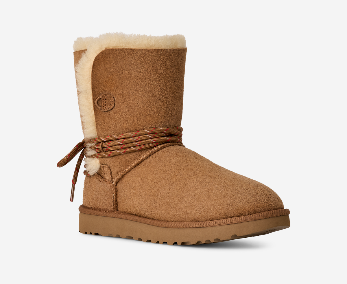 UGG Bailey Tie Boot Chestnut (Women's) | 1171530-CHE