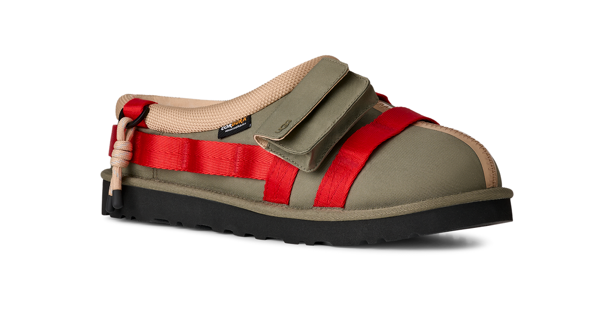 UGG Tasman Wildwood Slipper Burnt Olive Red Pepper