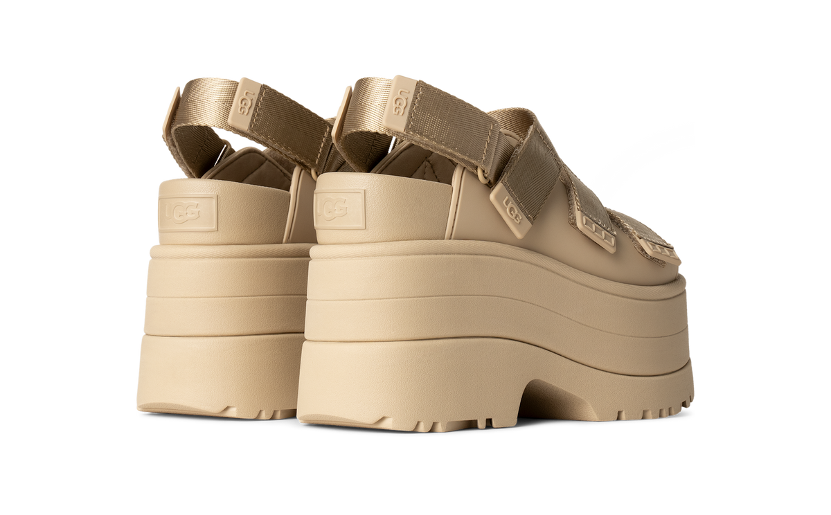 UGG GoldenRise Platform Sandals Mustard Seed (Women's)