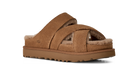 UGG Greenport Cross Strap Slide Chestnut (Women's)