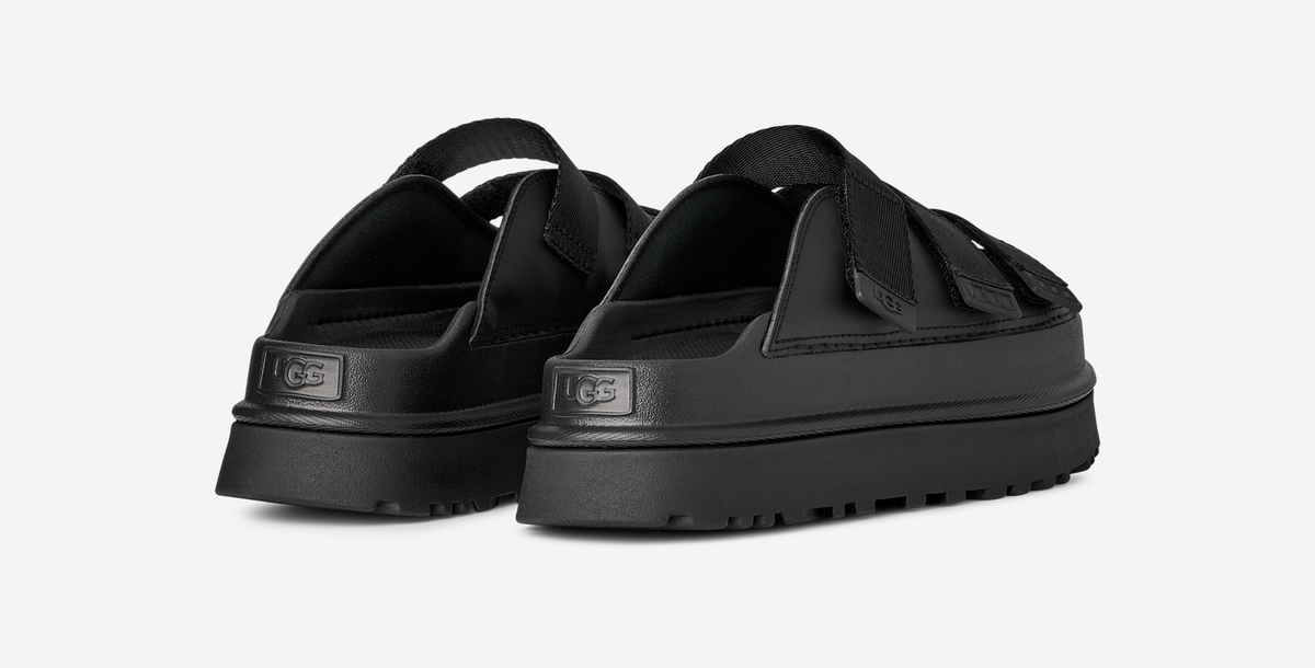 UGG GoldenGlow Slide Black (Women's) | 1167430-BLK