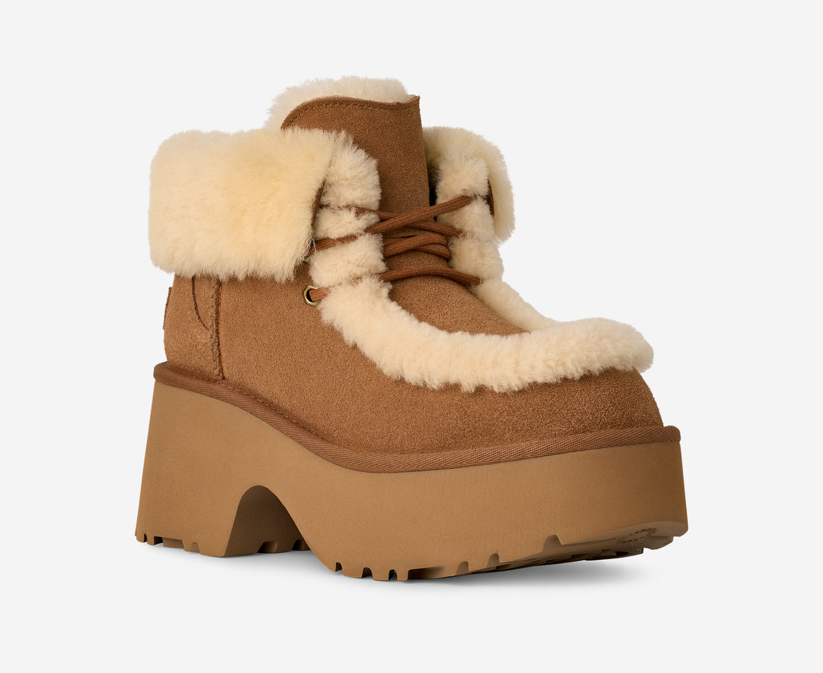 UGG Esmee Lace Up Boot Chestnut (Women's) | 1171532-CHE