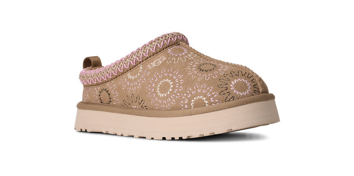 UGG Tazz Sun Stitch Slipper Mustard Seed (Kids)