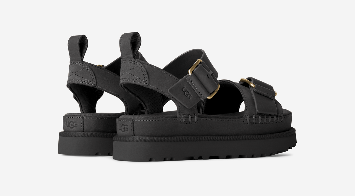 UGG Goldenstar Villa Sandal Black (Women's) | 1167392-BLK