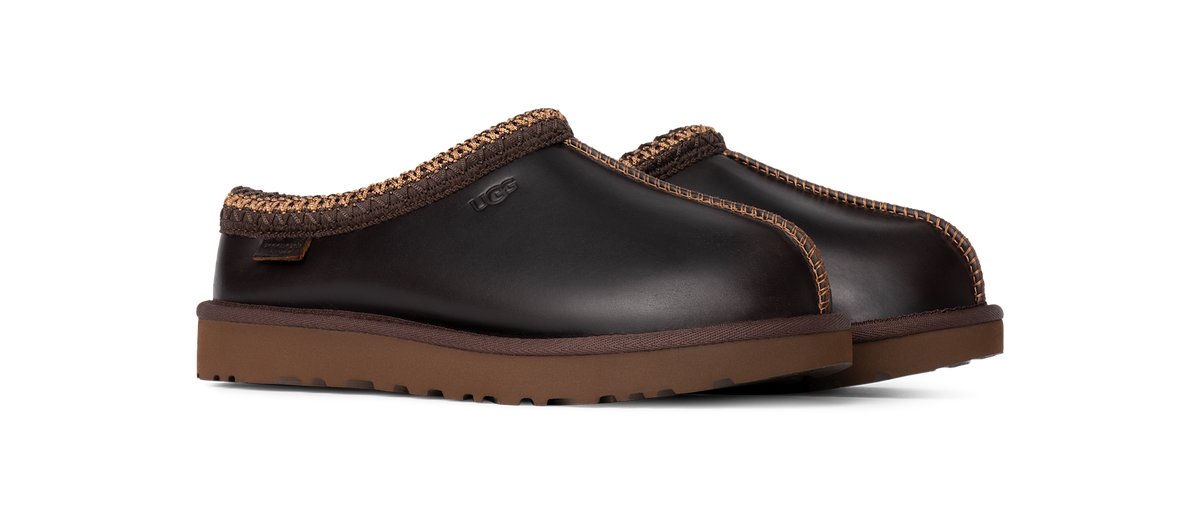 UGG Tasman LTHR Regen Slipper Ironwood (Women's)
