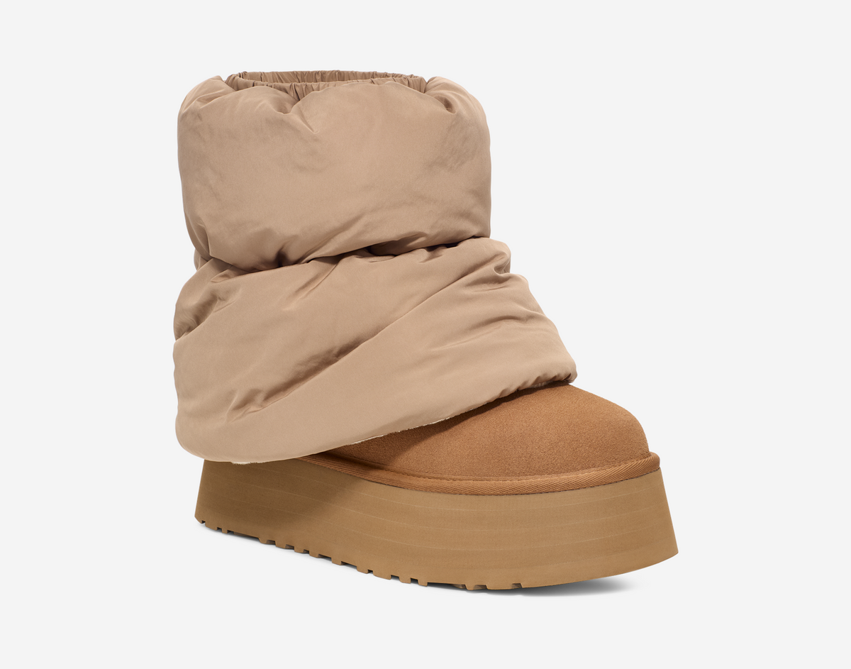 UGG Classic Mini Dipper Puffer Boot Amphora Chestnut (Women's)