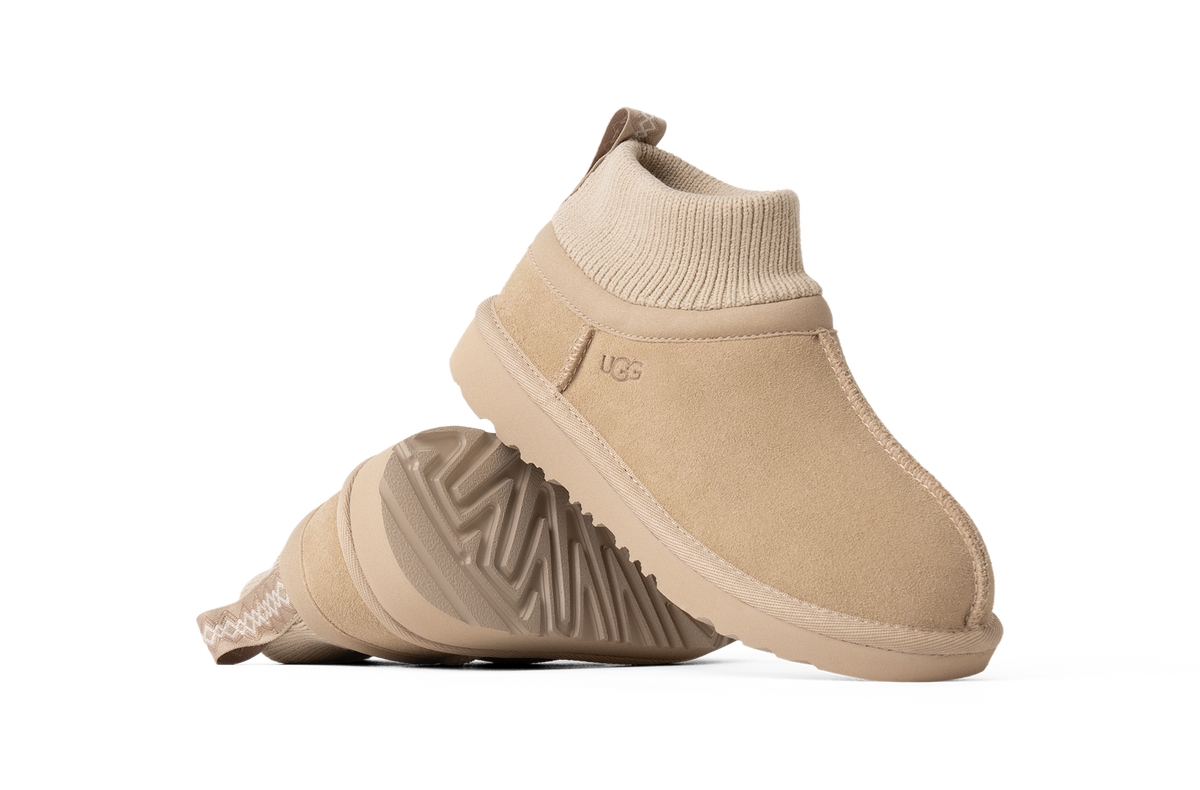 UGG Classic Ultra Stretch Cuff Slipper Mustard Seed (Kids)