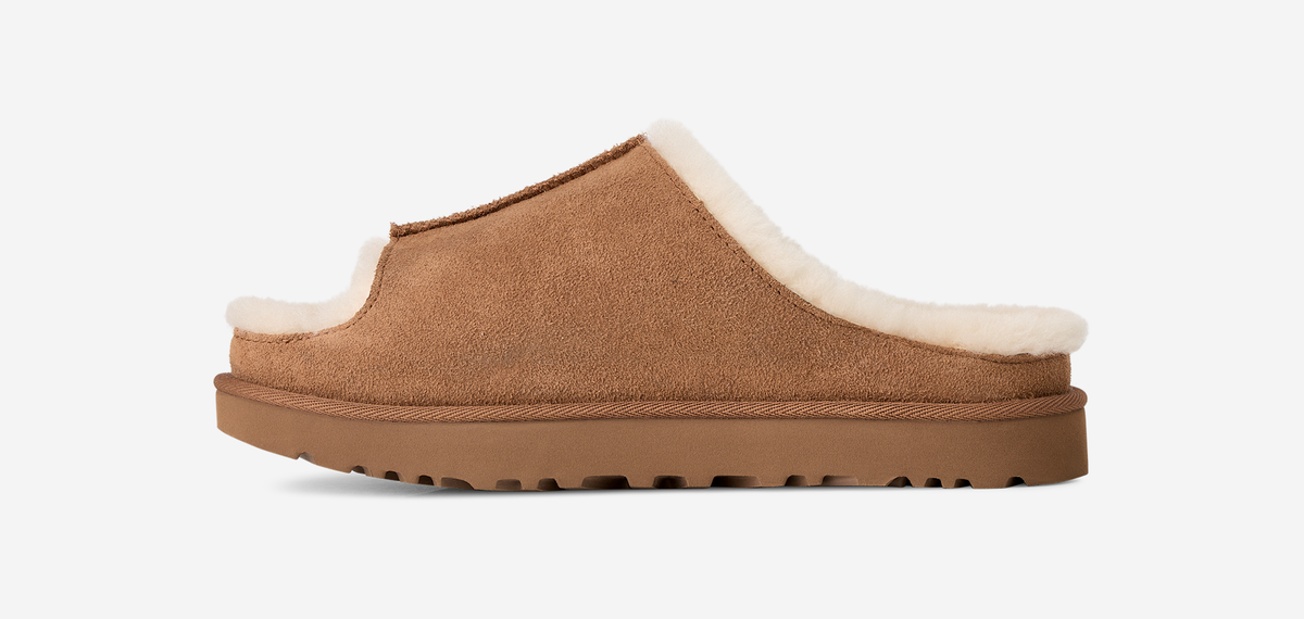 UGG Greenport Slide Chestnut (Women's) | 1167610-CHE