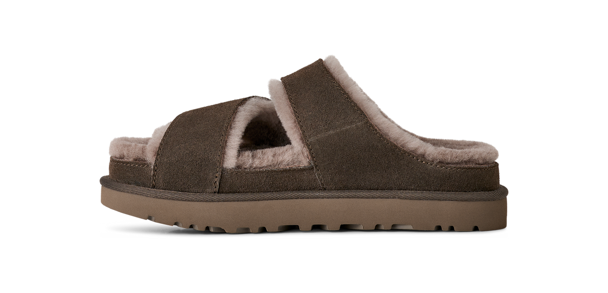 UGG Greenport Cross Strap Slide Dense Smoke (Women's)