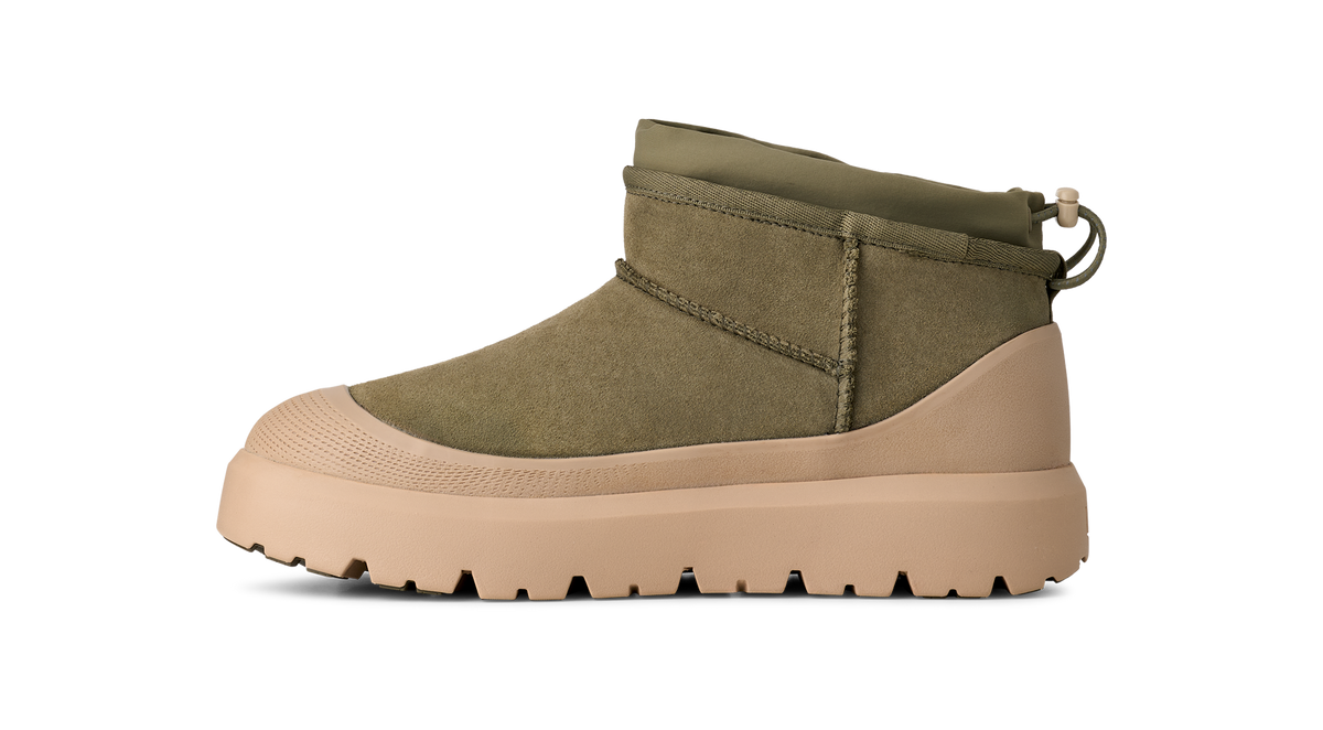 UGG Classic Ultra Mini Weather Hybrid Boot Burnt Olive Mustard Seed