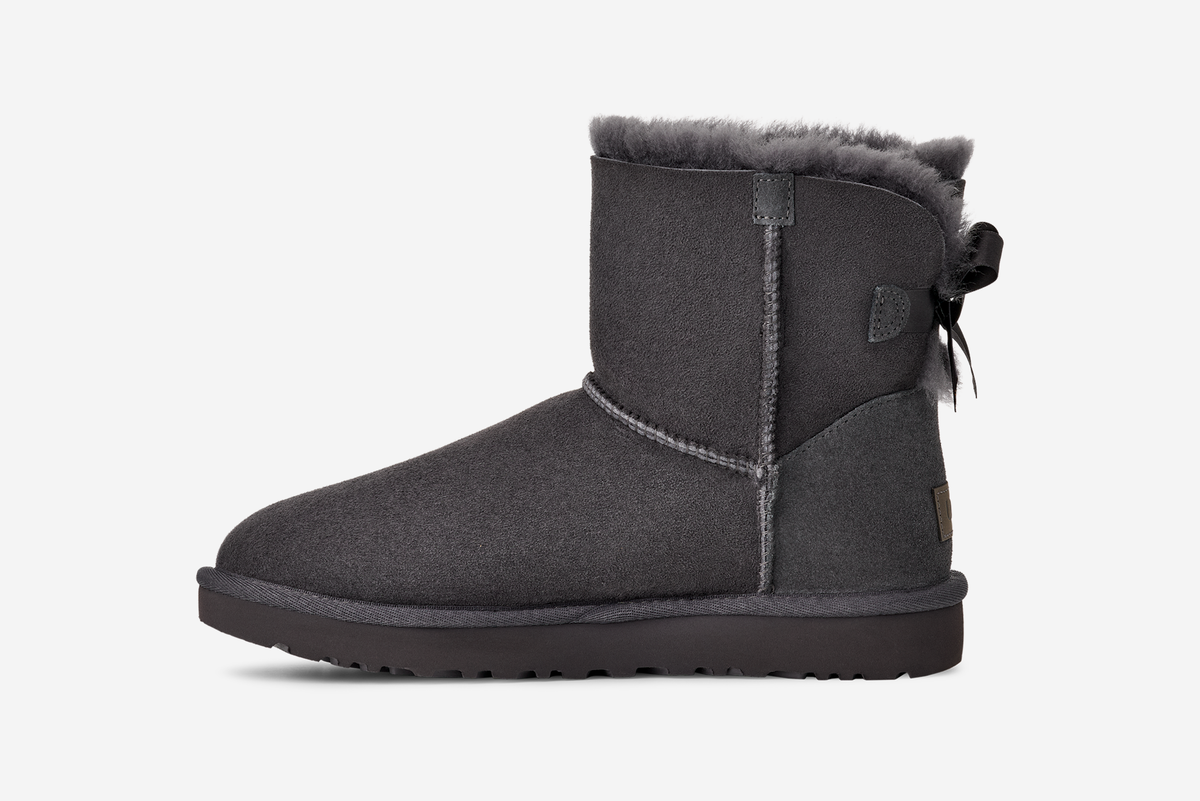 UGG Mini Bailey Bow II Obsidian (Women's) | 1016501-OBS