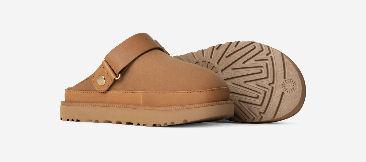 UGG Goldenstar Villa Clog Chestnut (Women's) | 1169590-CHE