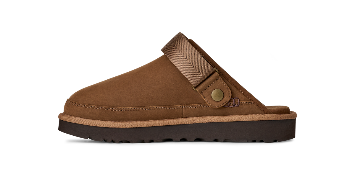 UGG Goldencoast Clog II Nubuck Dark Chestnut