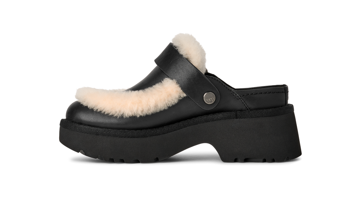 UGG Esmee Leather Clog Black (Women's)