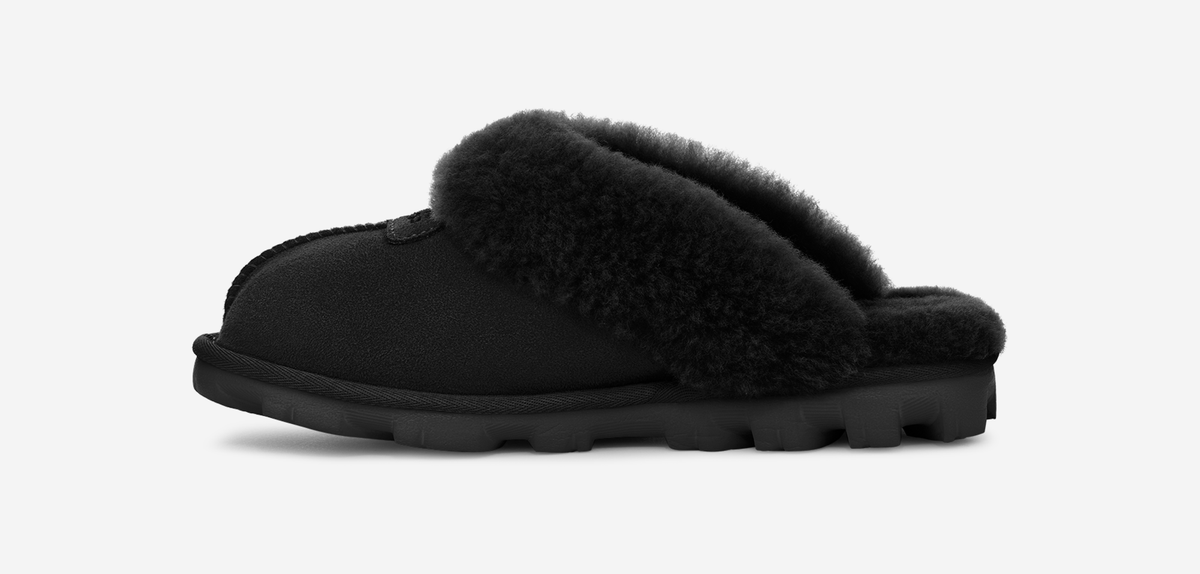 UGG Coquette Slipper Black (Women's) | 5125-BLK