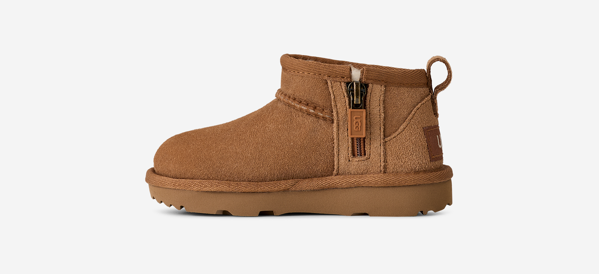UGG Classic Ultra Mini Boot Chestnut (Toddler) | 1130750T-CHE