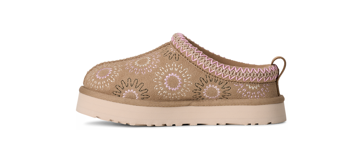 UGG Tazz Sun Stitch Slipper Mustard Seed (Kids)