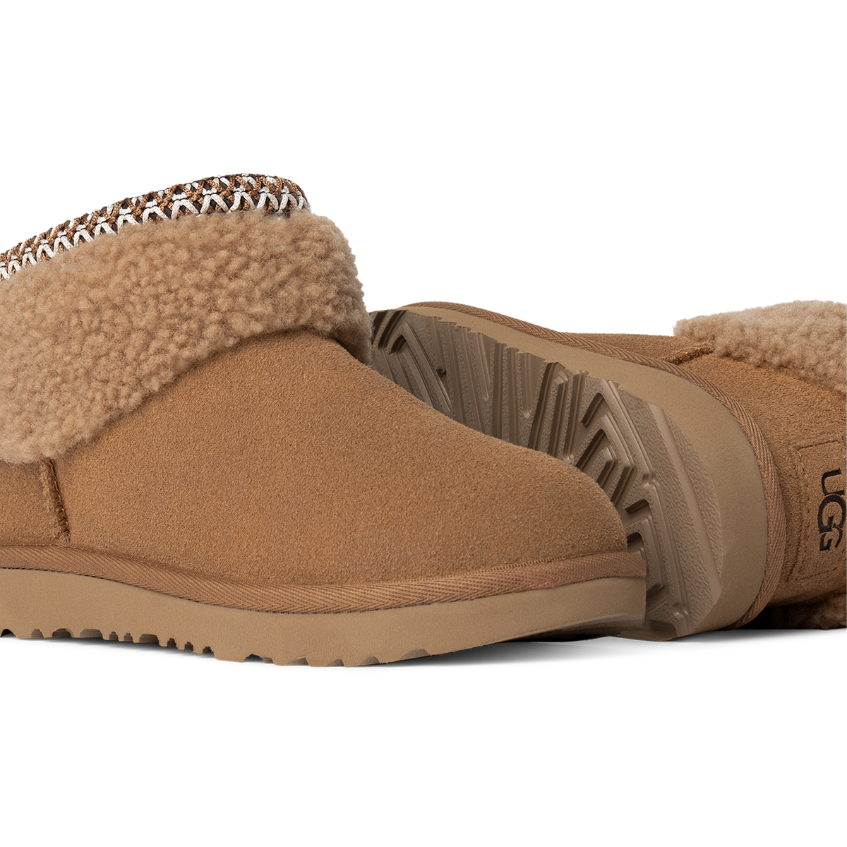 UGG Classic Ultra Mini Maxi Curly Boot Chestnut (Kids)