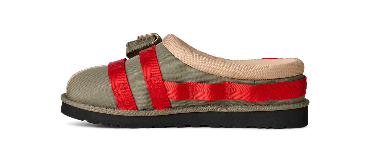 UGG Tasman Wildwood Slipper Burnt Olive Red Pepper