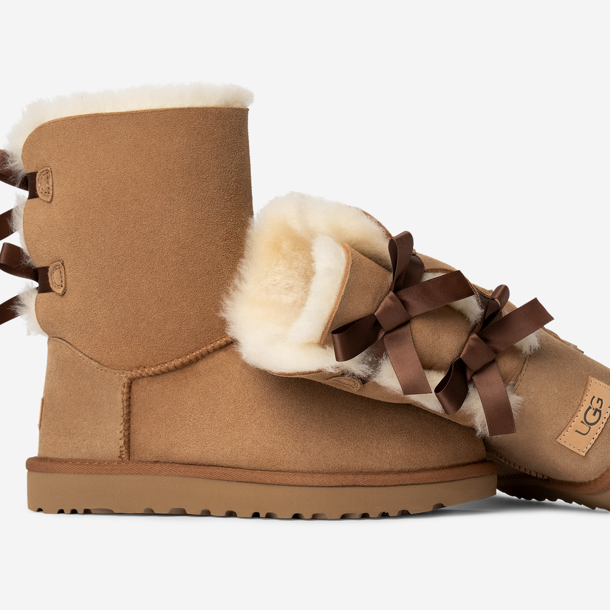 UGG Bailey Bow II Boot Chestnut (Women's) | 1016225-CHE