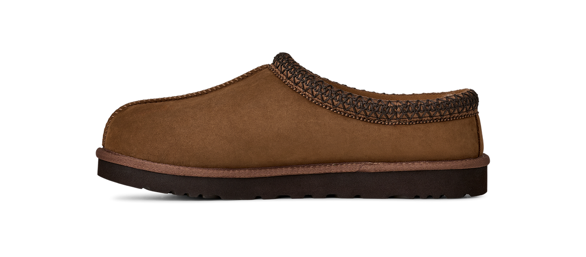 UGG Tasman II Nubuck Slipper Dark Chestnut