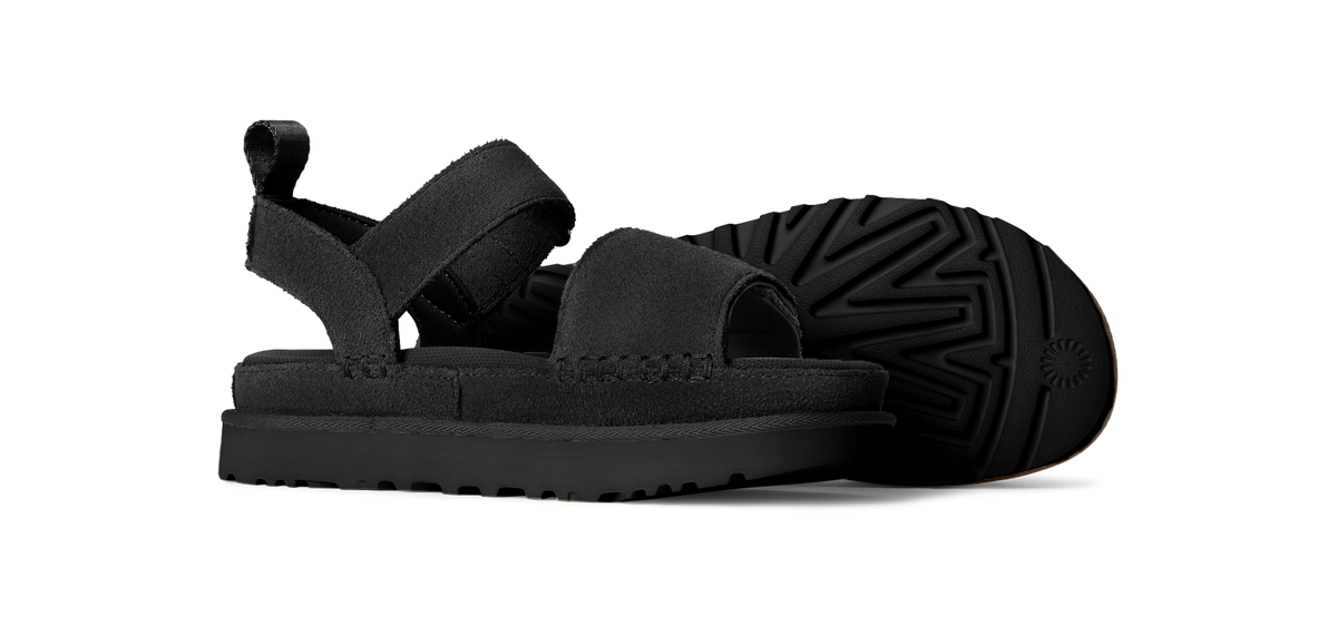 UGG Goldenstar Platform Sandal Black (Women's)