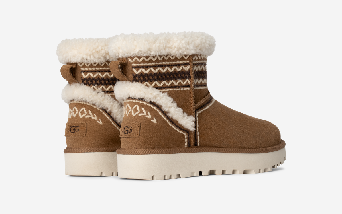 UGG Classic Mini Atherson Boot Chestnut (Women's) | 1158281-CHE