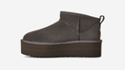 UGG Classic Ultra Mini Platform Boot Charcoal (Women's) | 1135092-CHRC