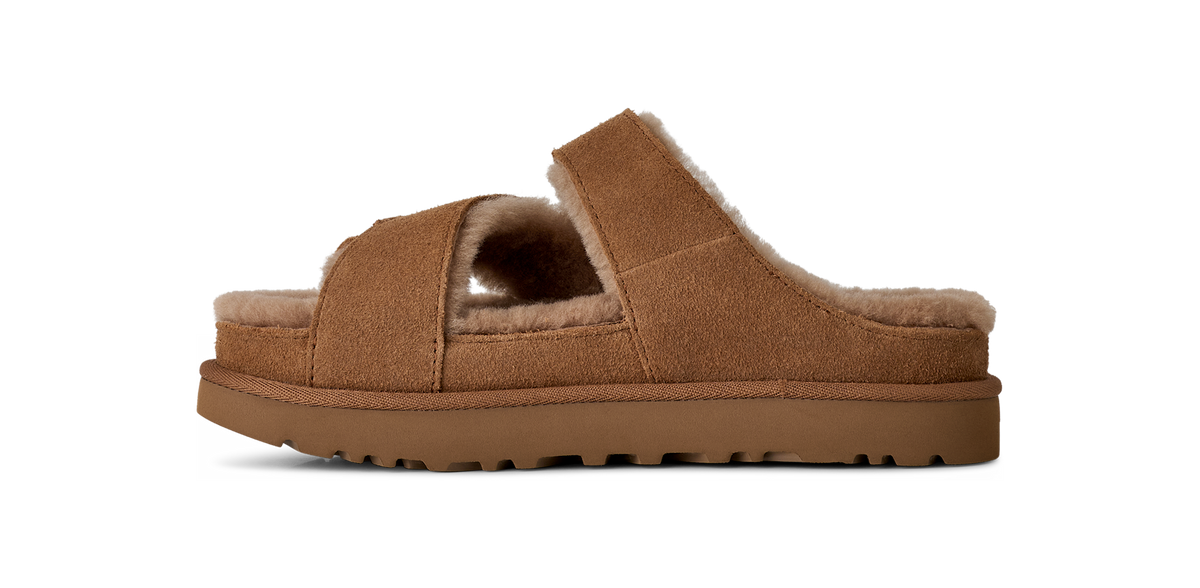 UGG Greenport Cross Strap Slide Chestnut (Women's)