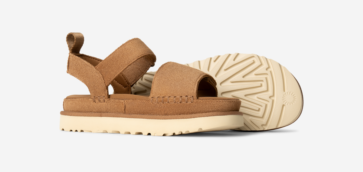 UGG Goldenstar Platform Sandal Chestnut (Women's) | 1136783-CHE