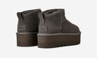 UGG Classic Ultra Mini Platform Boot Charcoal (Women's) | 1135092-CHRC