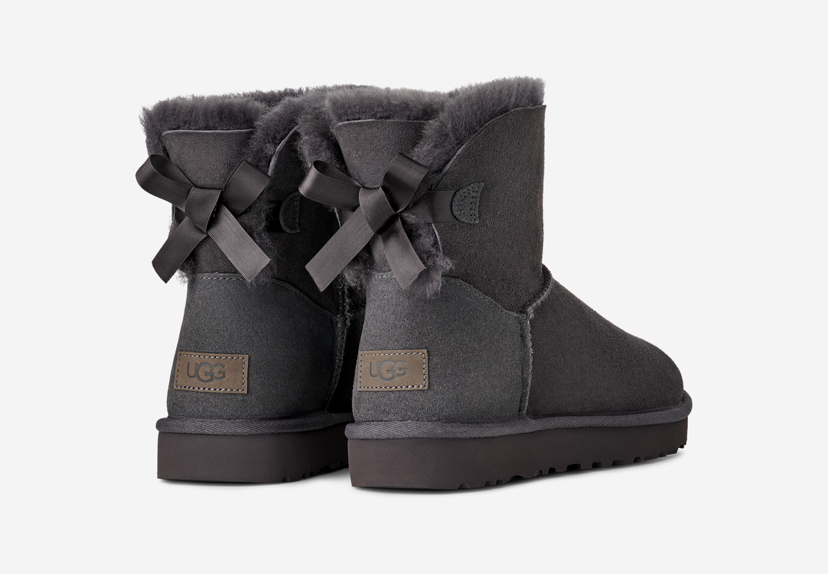 UGG Mini Bailey Bow II Obsidian (Women's) | 1016501-OBS