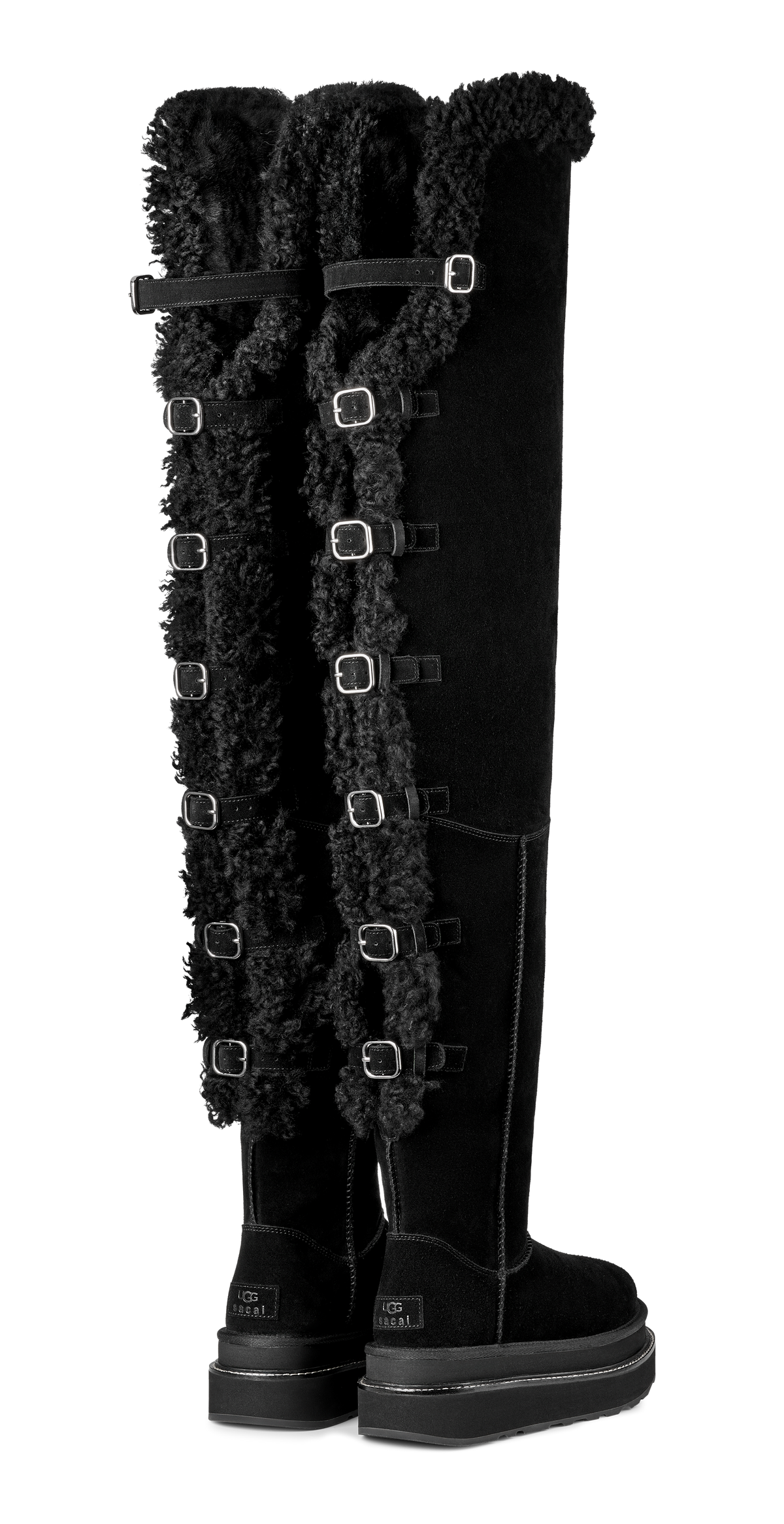 UGG Thigh High Boot sacai Black (Women's)