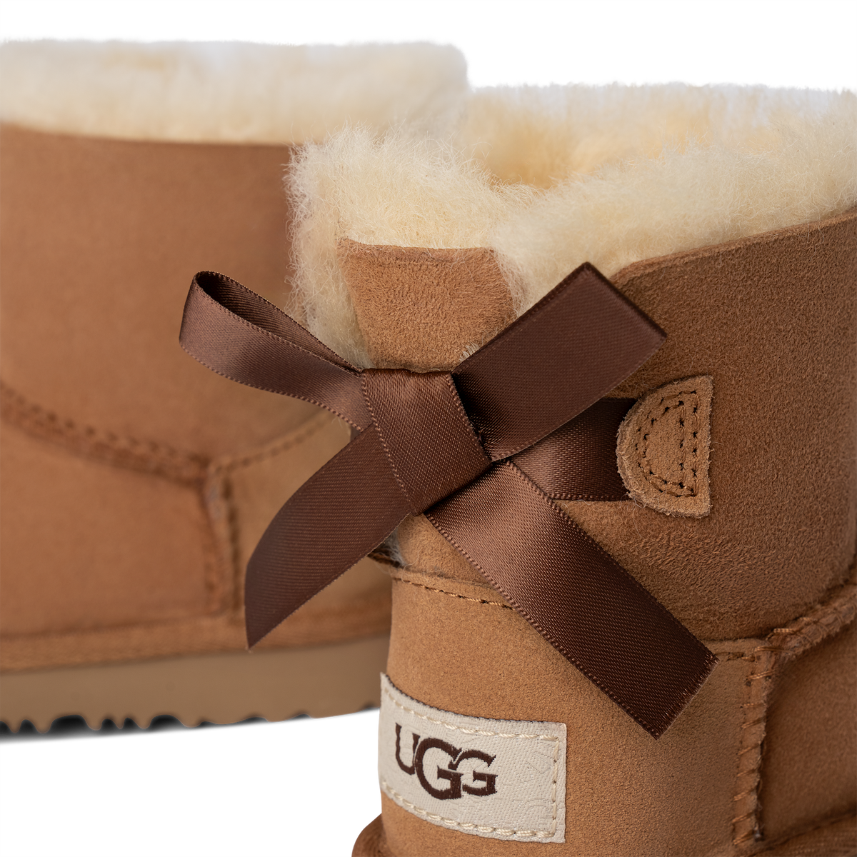 UGG Mini Bailey Bow II Boot Chestnut (Toddler)