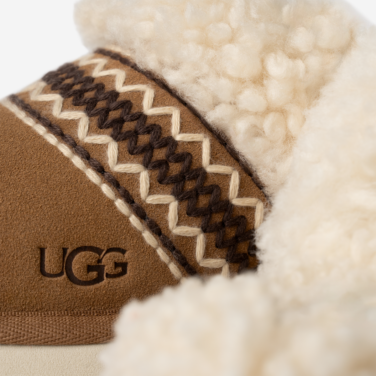 UGG Disquette Atherson Slipper Chestnut (Women's) | 1158282-CHE