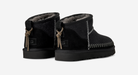 UGG Classic Ultra Mini Biarritz Boot Black (Women's) | 1171538-BLK