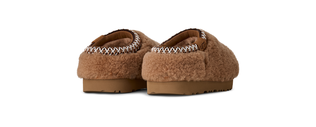 UGG Tasman Maxi Curly Slipper Chestnut (Toddler)