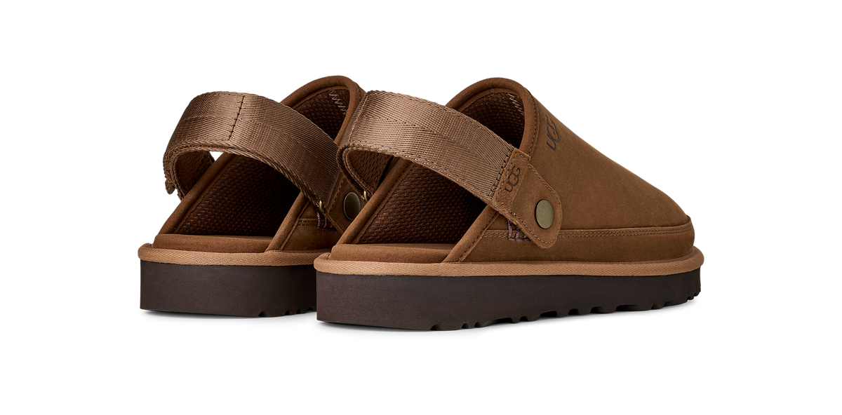 UGG Goldencoast Clog II Nubuck Dark Chestnut
