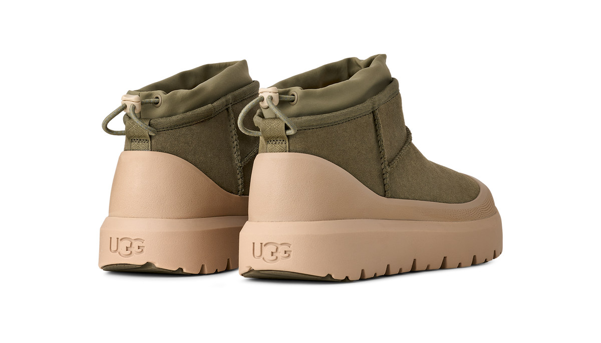 UGG Classic Ultra Mini Weather Hybrid Boot Burnt Olive Mustard Seed